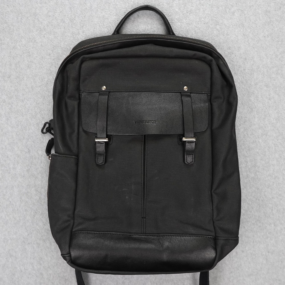 Timbuk2 Cask Pack Laptop Backpack Black Canvas Travel Commute Everyday
